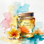 Transparent jar next to yellow flower